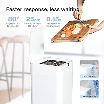 Smart Touchless Auto-Sealing Trash System