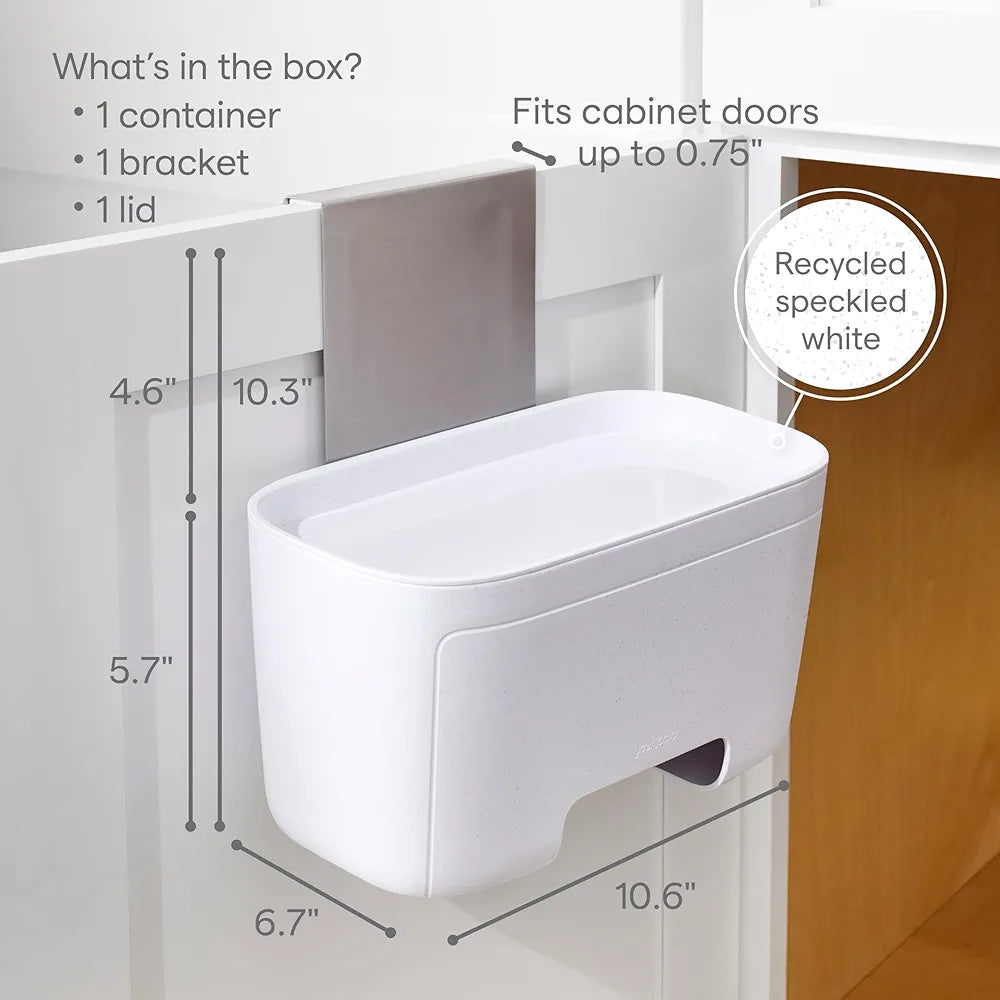 Aesthetic Door-Stash Trash Bag Dispenser